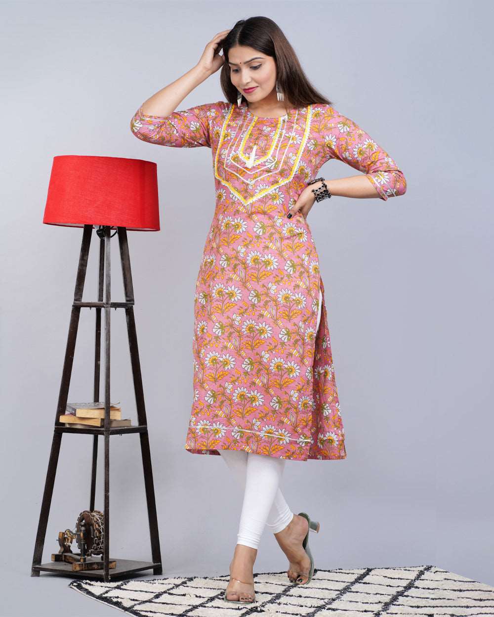 Stylish kurti designs from polka dot print fabric - inspiration on Dot print  kurti designs - YouTube